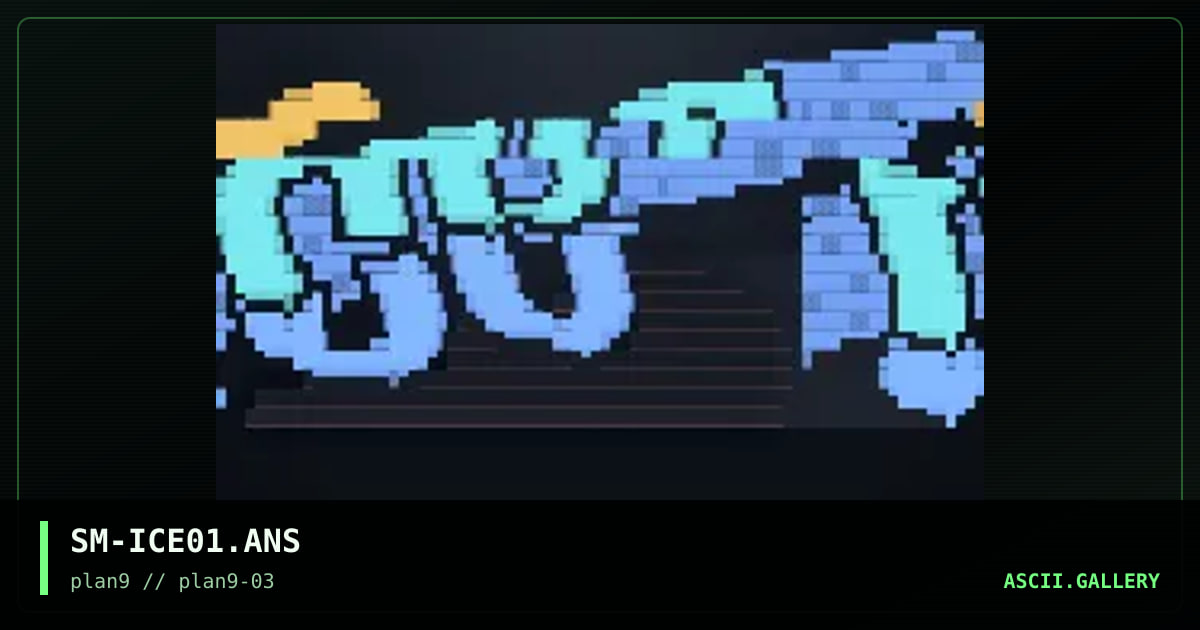 ice logo, by smoke, 1997