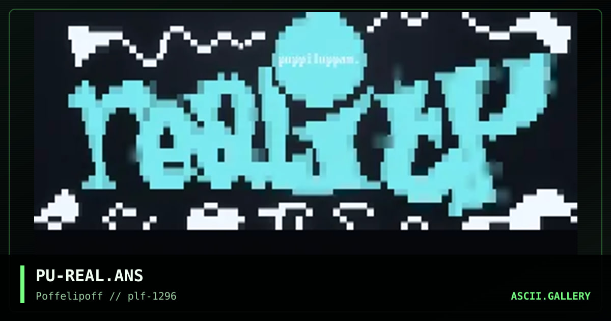 reality logo, by puppiluppan, 1996