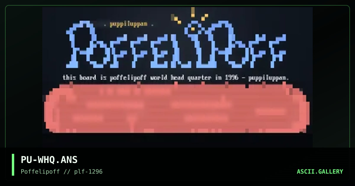 poffelipoff whq, by puppiluppan, 1996