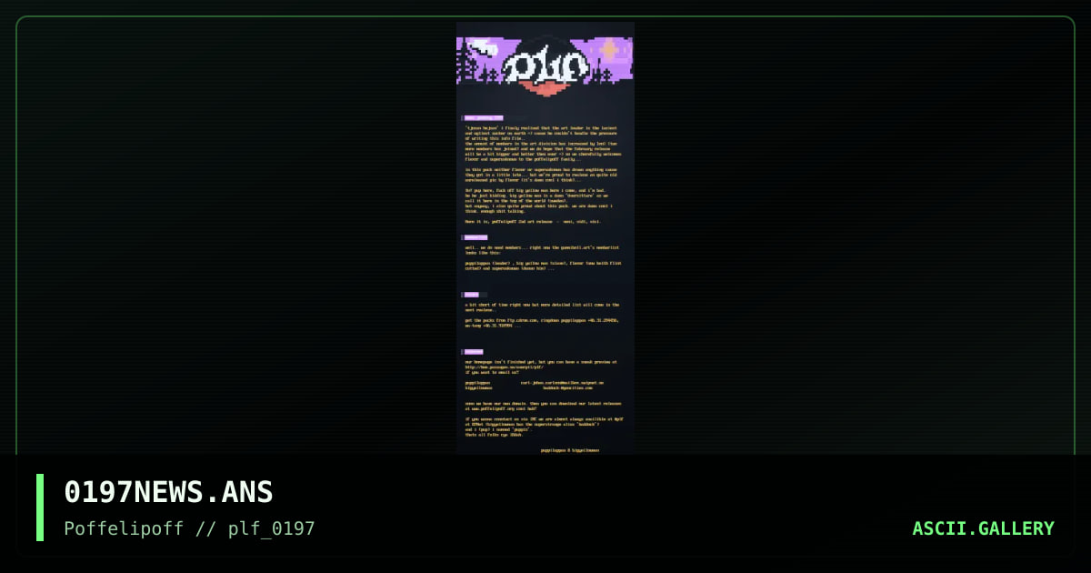 news january 1997, by poffelipoff, 1997