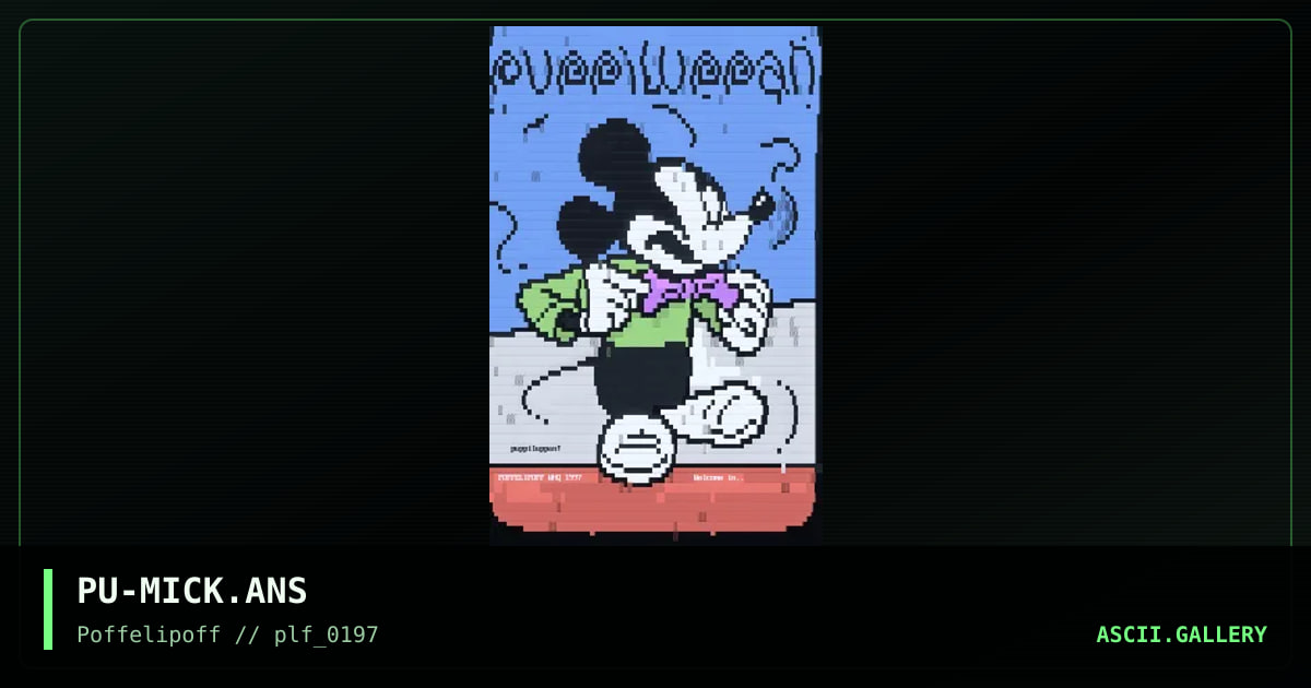 mickey mouse?!, by puppiluppan, 1997