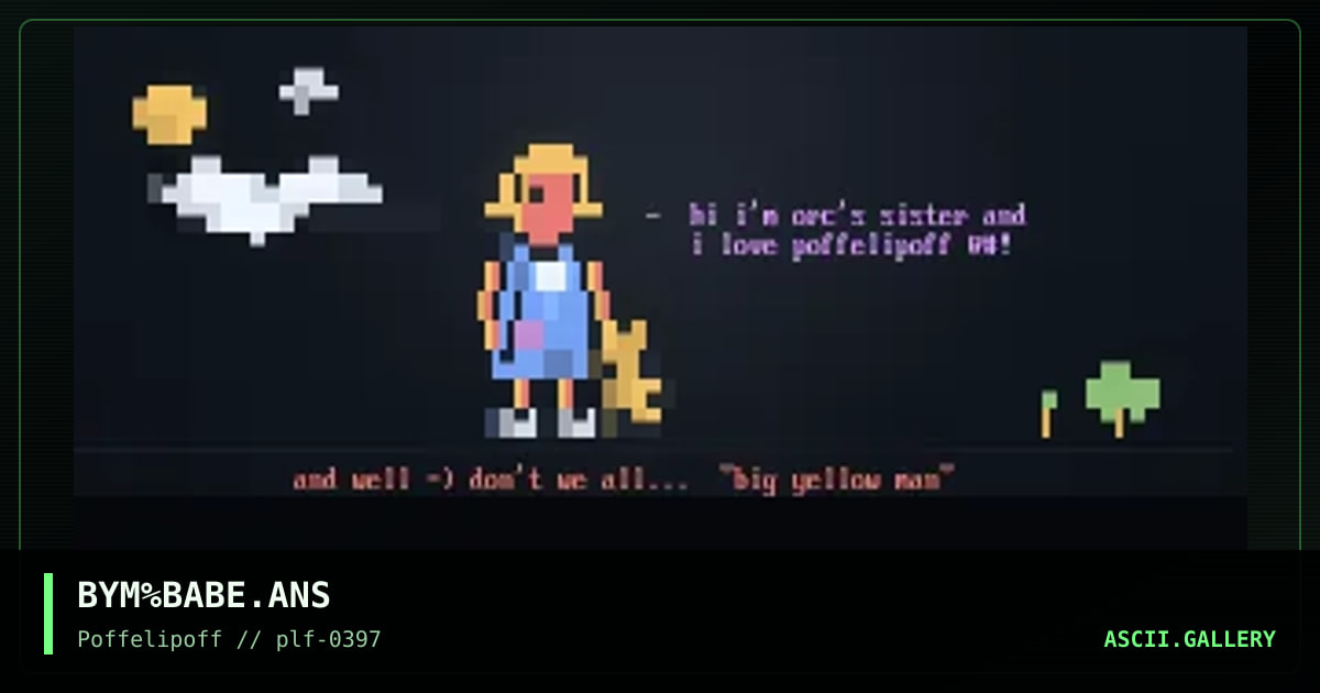 orc's sister, by big yellow man, 1997