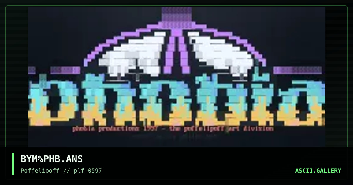 phobia space font, by big yellow man, 1997