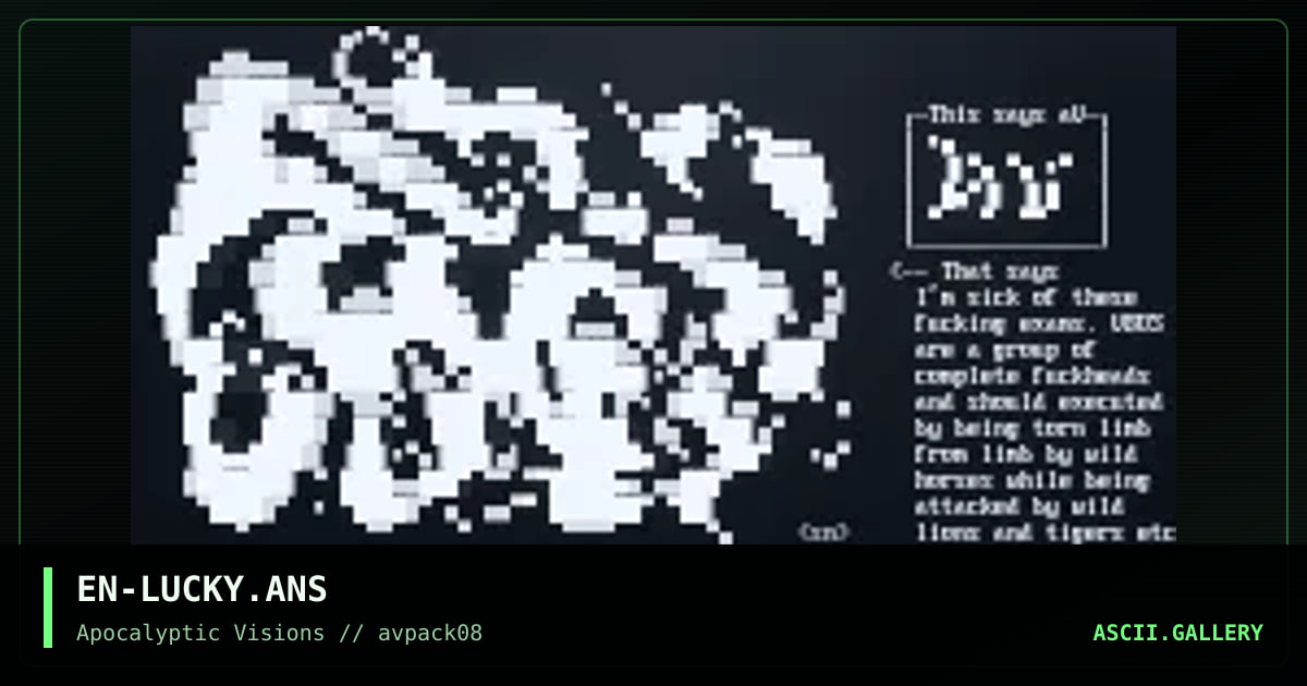 I can't believe that you did that!, by ensanguined, 1996