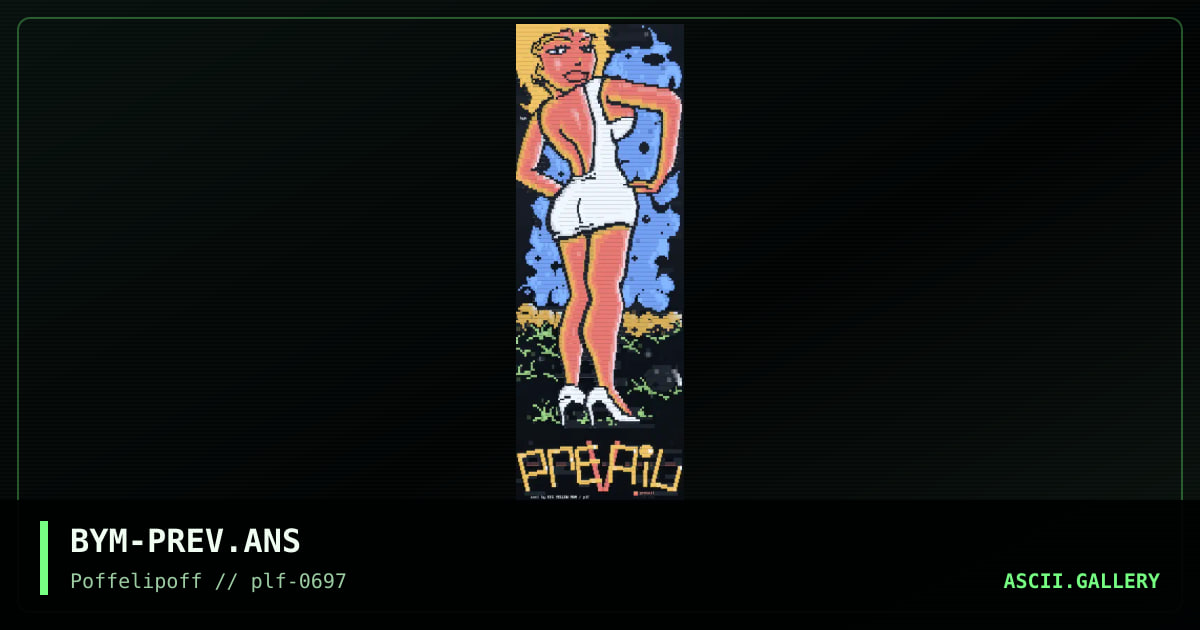 prevail, by big yellow man, 1997