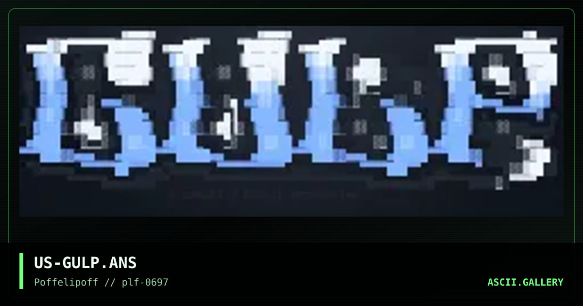 GULP!, by zendel, krazie, 1997