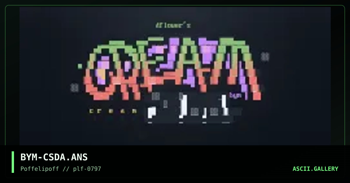 cream soda, by big yellow man, 1997