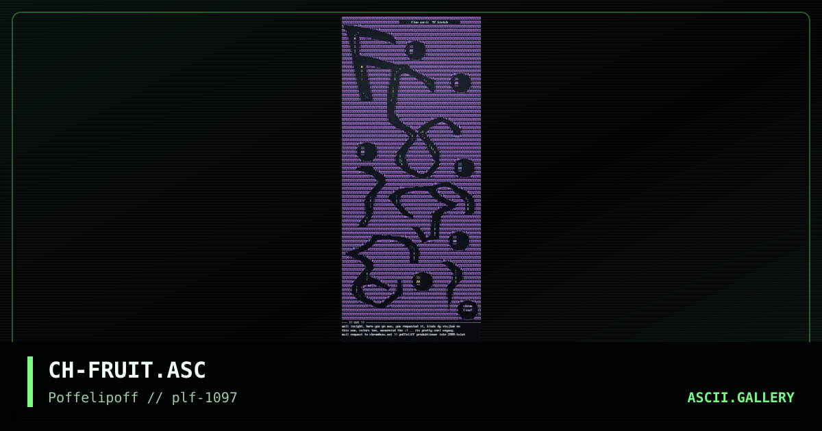 fruite, by chrom, 1997