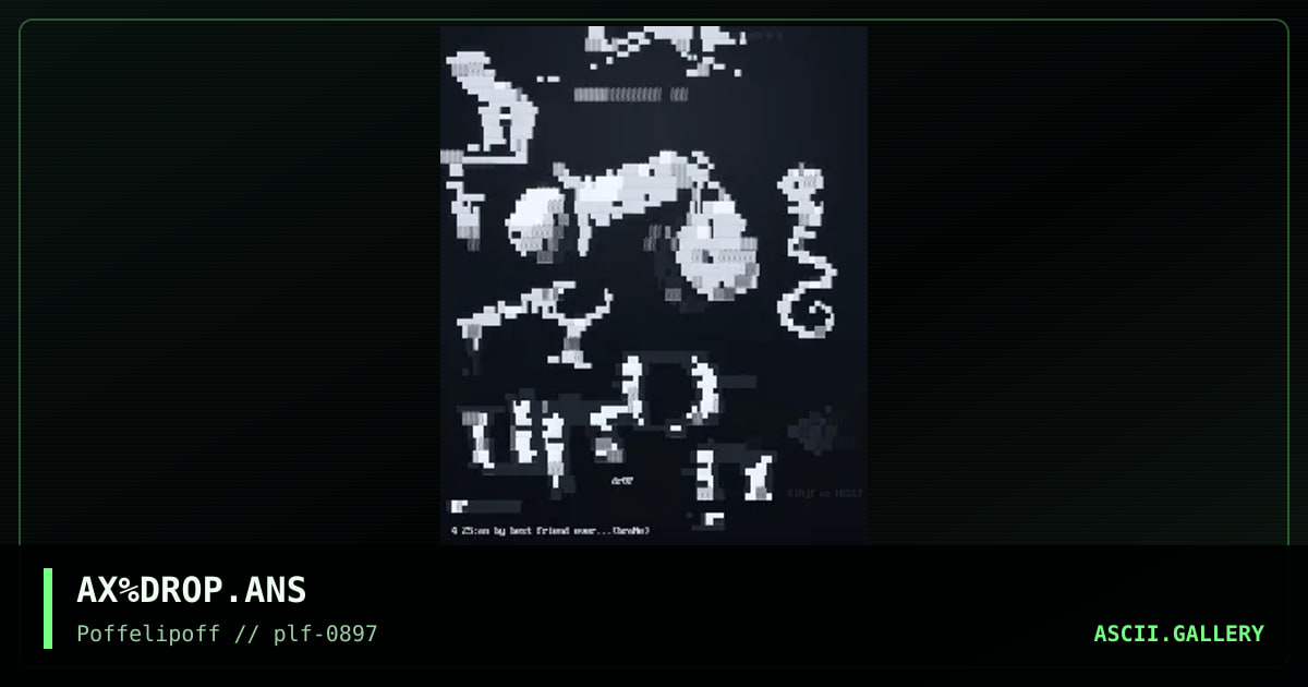 drop, by alla xul, 1997