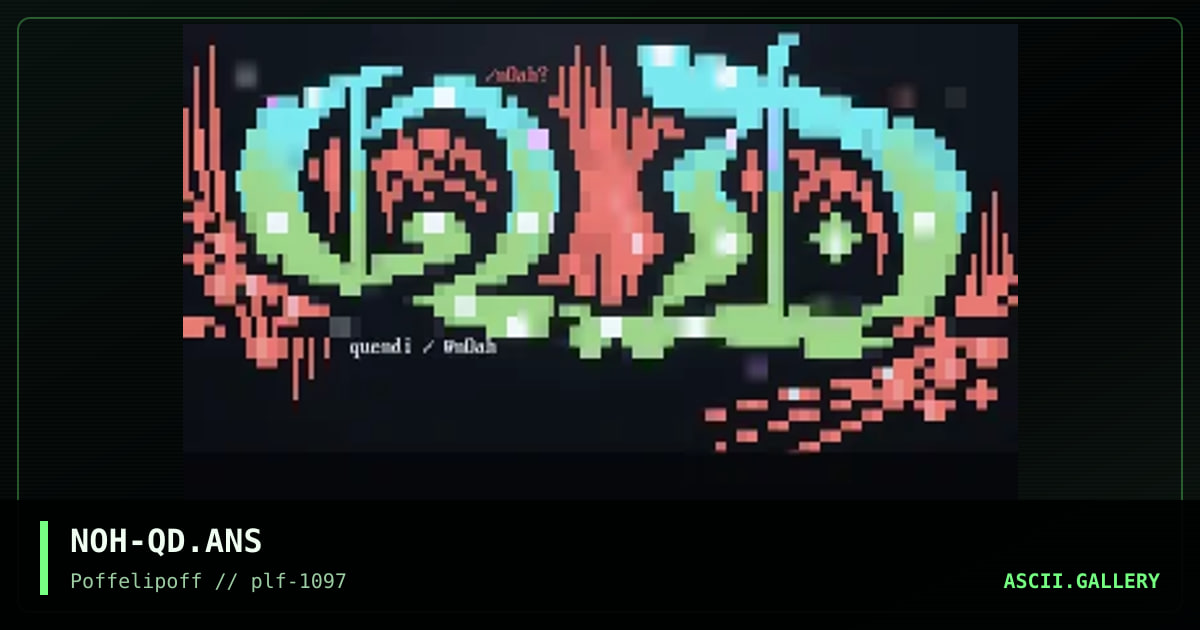 quendi .., by noah, 1997