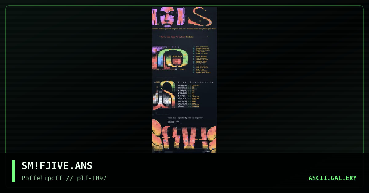 Freshjive logos, by sims, 1997
