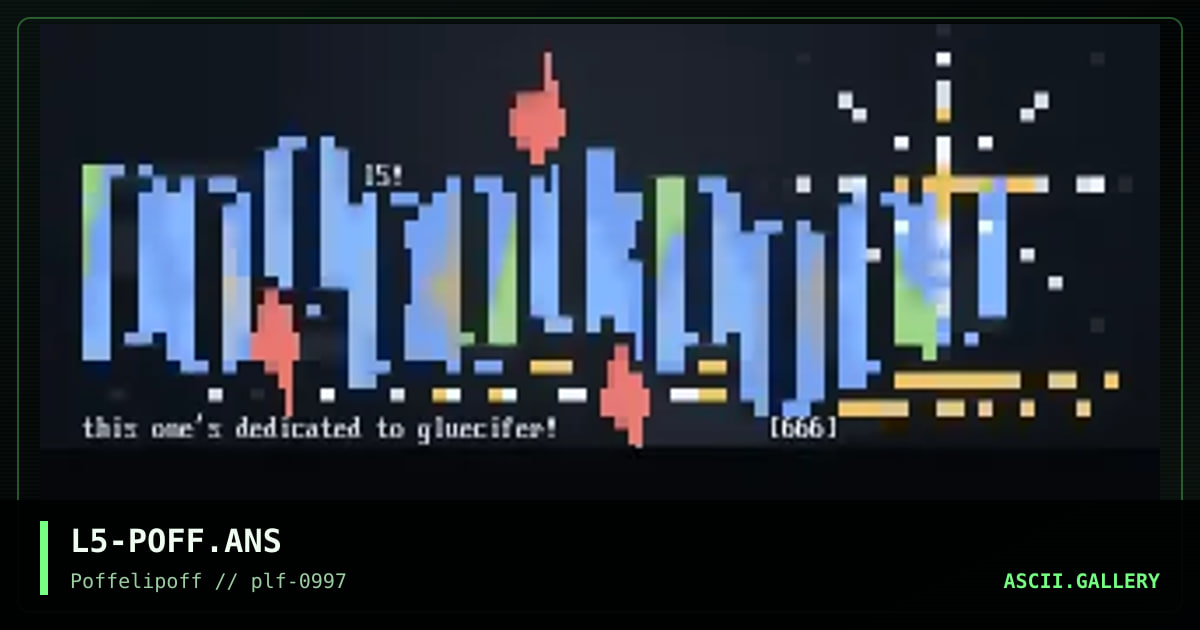 poffeli[666]poff, by lord spatter, 1997