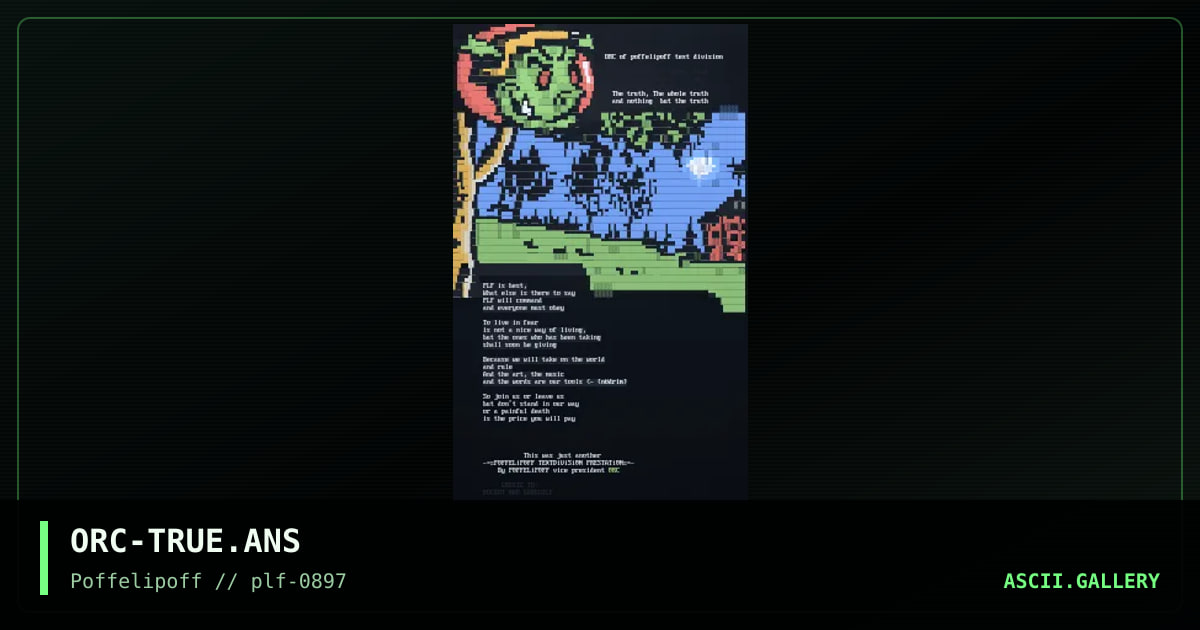 the truth, by orc, 1997