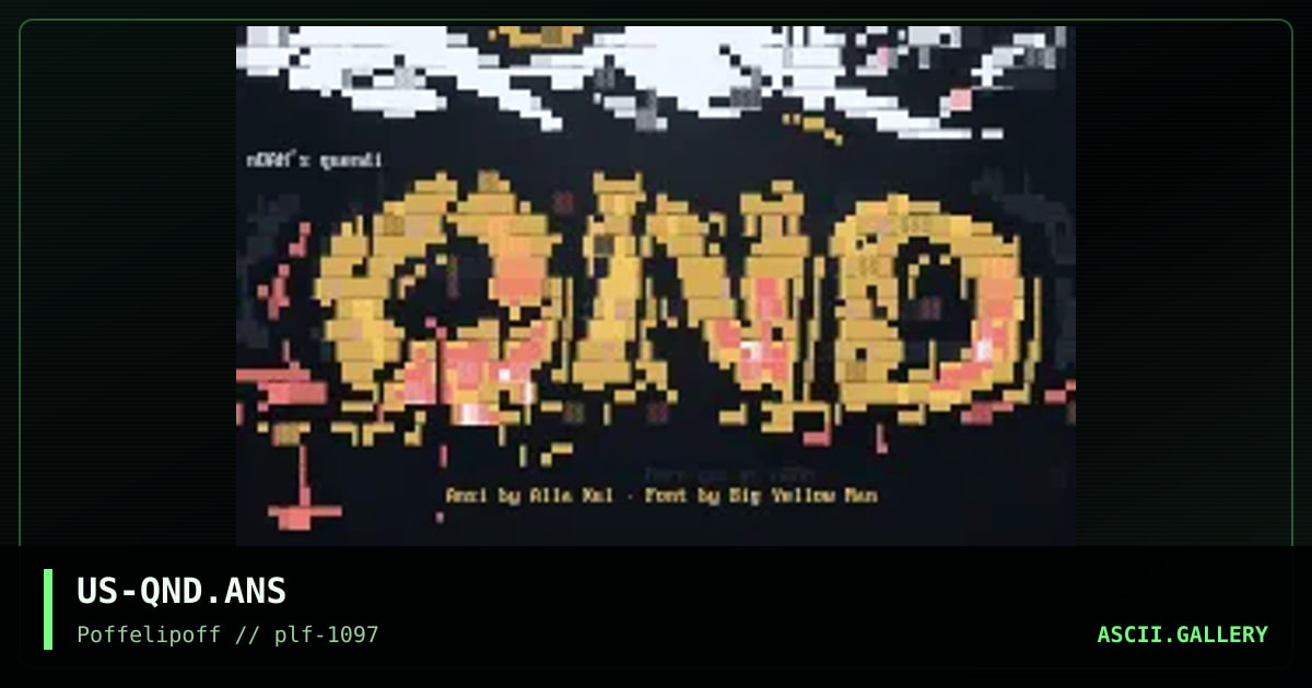 Quendi, by big yellow man, alla xul, 1997