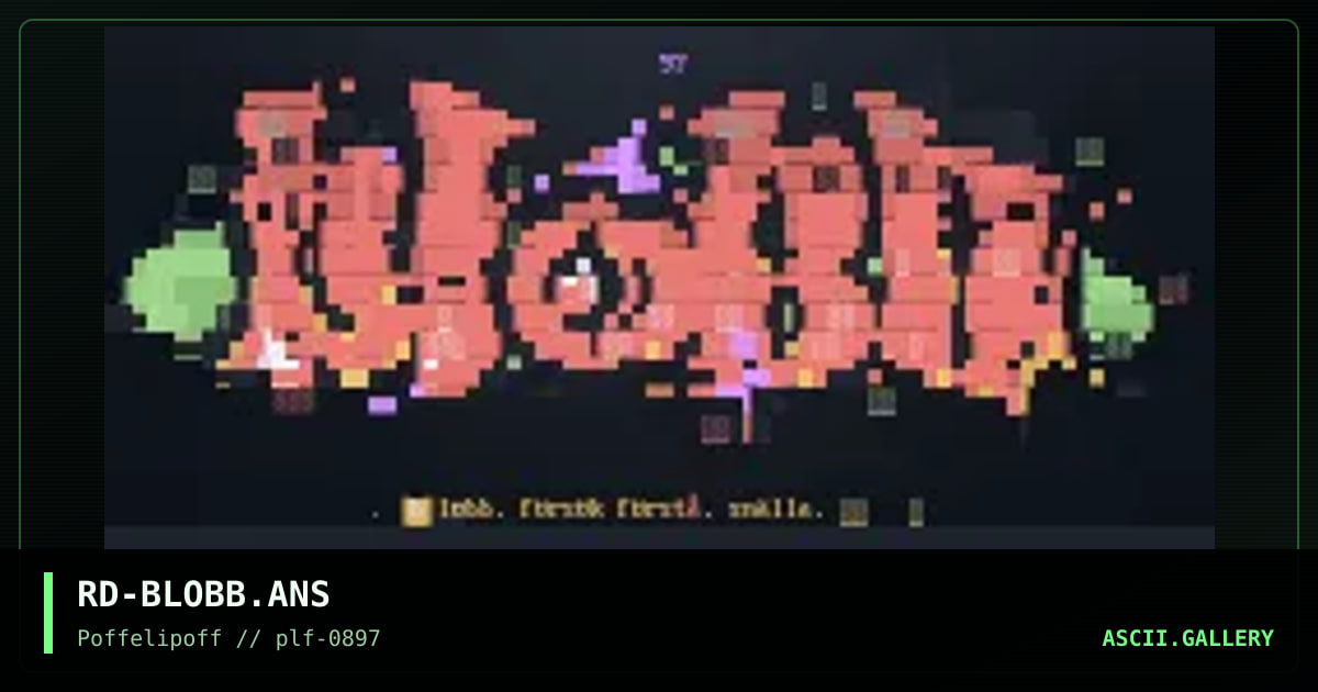 blobb. blurb., by raider, 1997