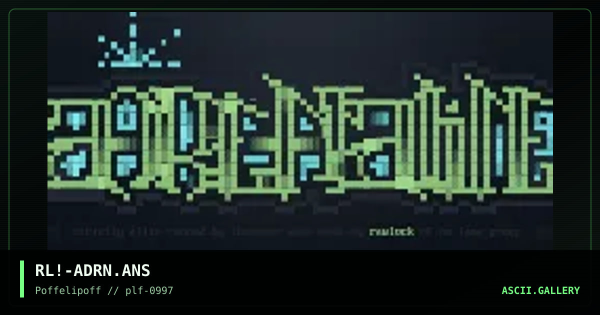 aDRENALiNE!, by rawlock, 1997