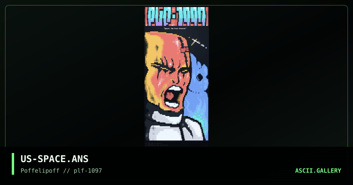 space, by big yellow man, deezack, 1997