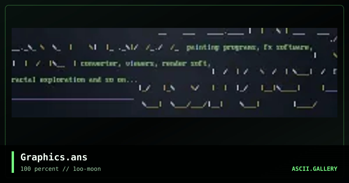 Graphics.ans, by neurodancer, 1997