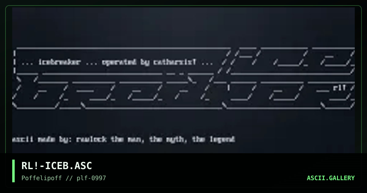 iCE bREAKER, by rawlock, 1997