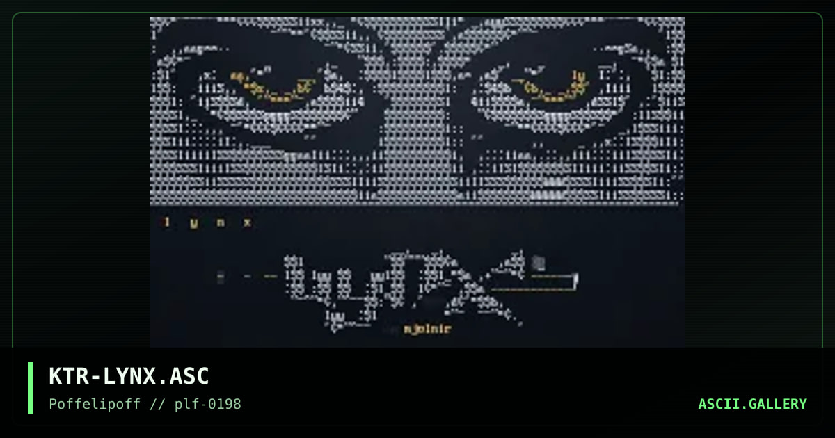 lynx, by keetar, 1998