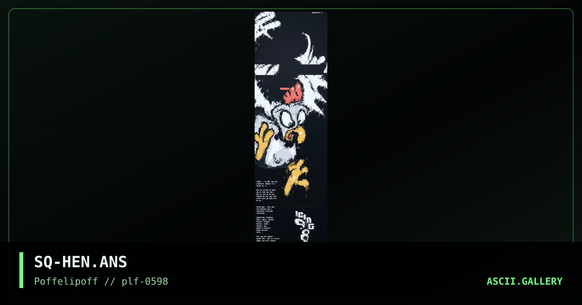 en av cybernides hönor, by sharque, 1998