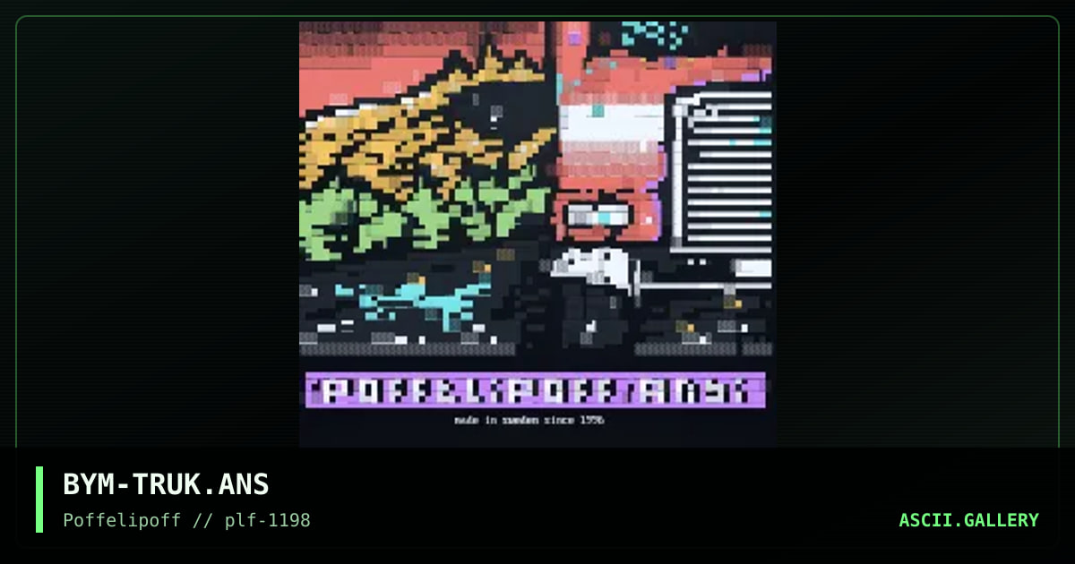 plf trucks inc., by big yellow man, 1998