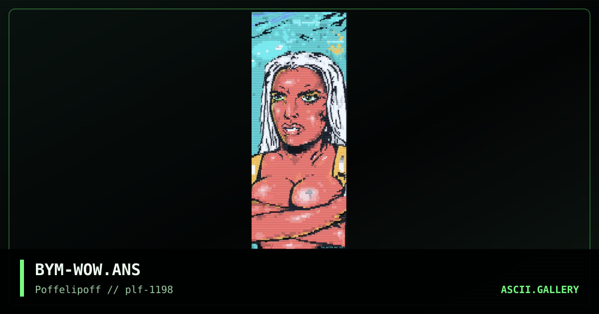 shabby lady, by big yellow man, 1998