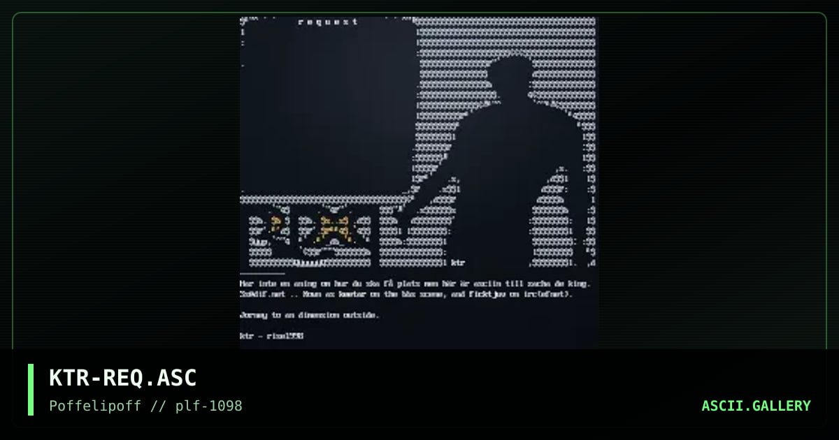 request, by keetar, 1998