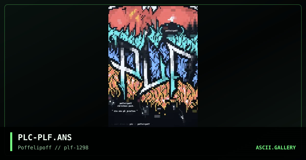 poffelipoff #17, by plc, 1998