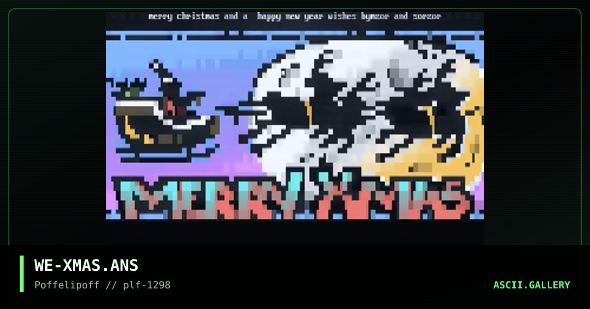 Merry Xmas!!, by spirit of rage, big yellow man, 1998