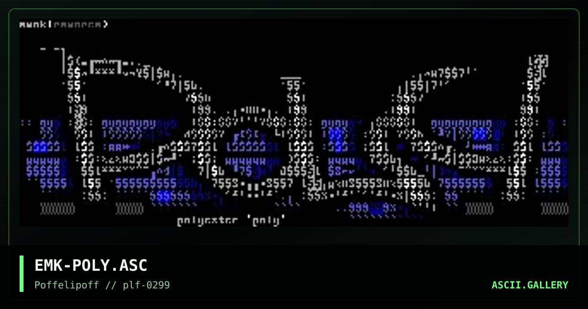 'poly' promo.., by emok, 1999
