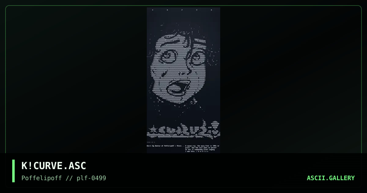 c u r v e, by keetar, 1999