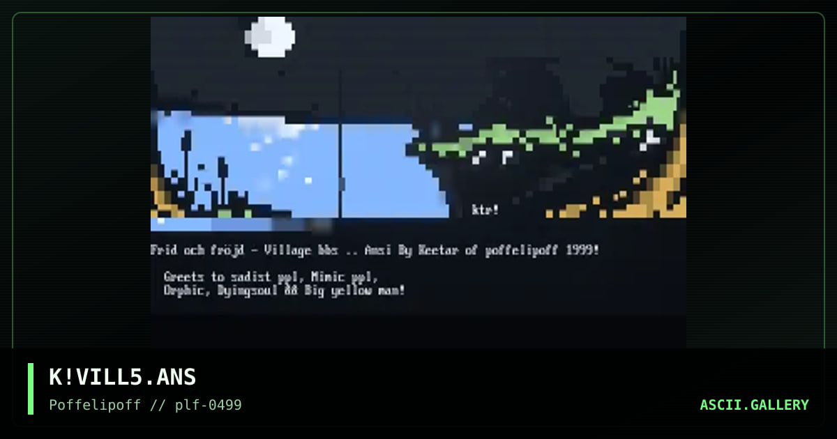 village - fishing, by keetar, 1999