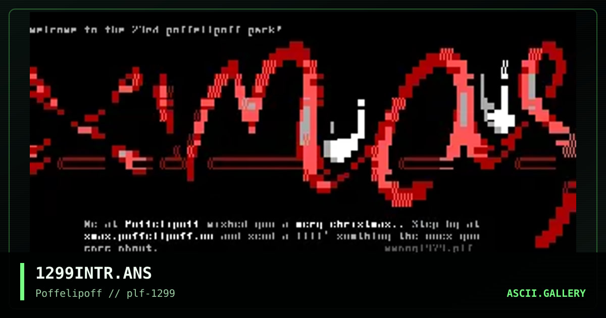 23rd poffelipoff pack, by milkmang, 1999