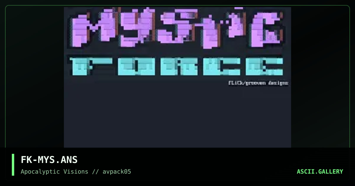 Mystic Force, by flick, 1995