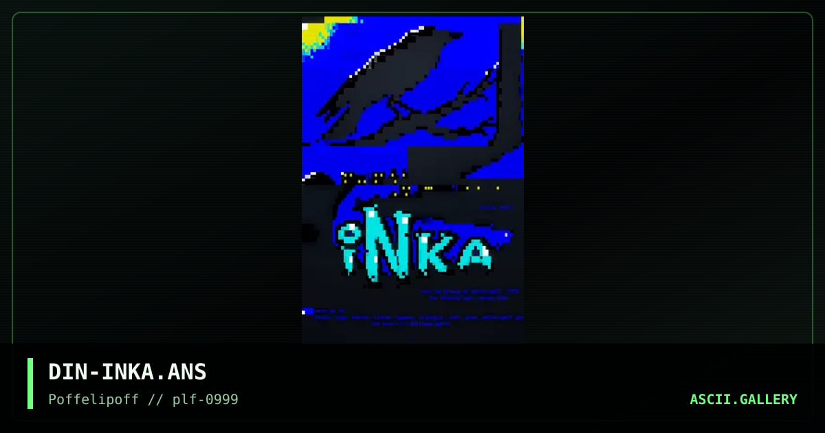 The Inka Crow, by disnie, 1999