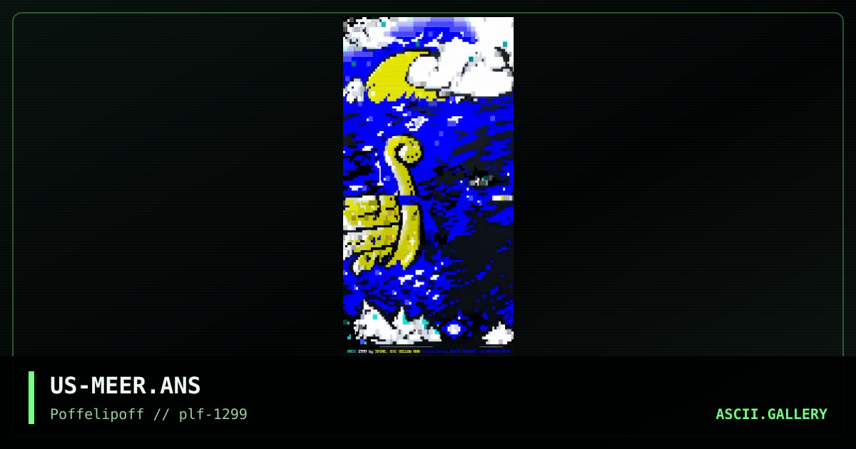 ocean ripple, by big yellow man, shine, 1999
