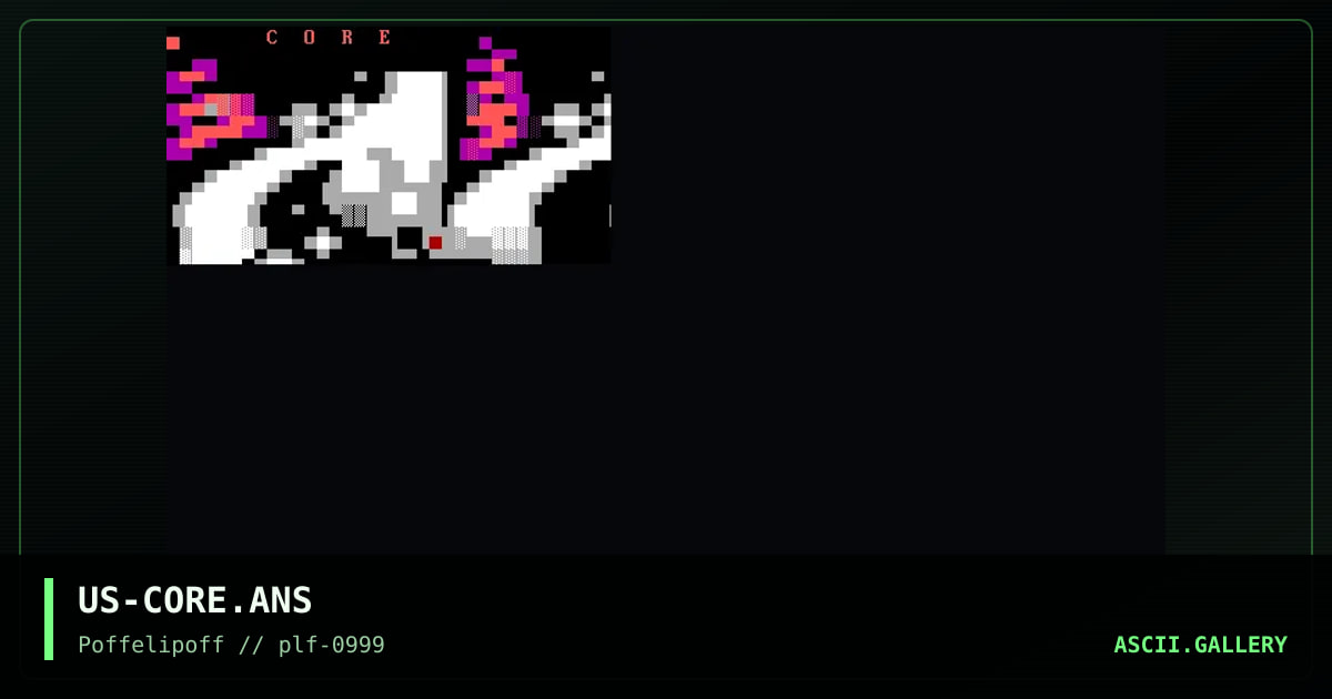 Core, by toot, avenging angel, 1999