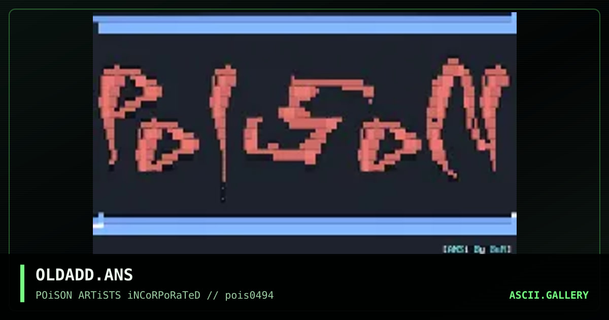 OLDADD.ANS, by bum, 1994