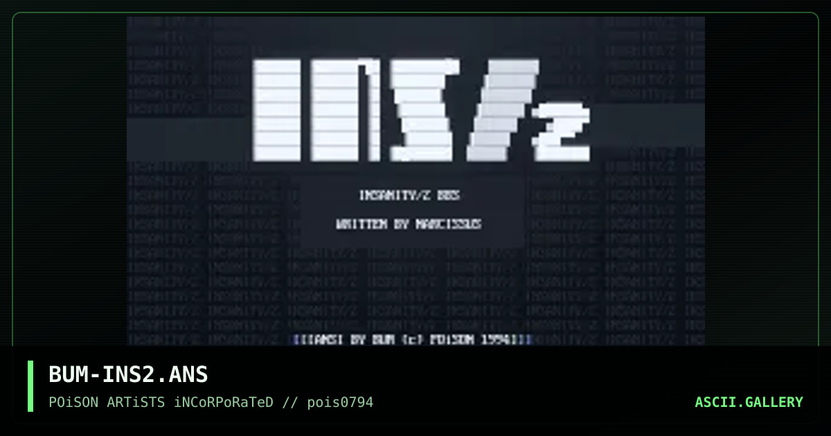 BUM-INS2.ANS, by bum, 1994