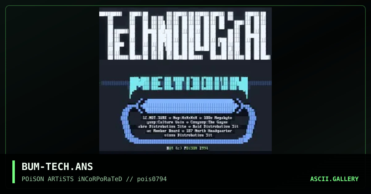 BUM-TECH.ANS, by bum, 1994