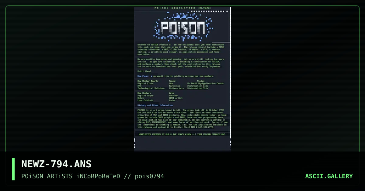 NEWZ-794.ANS, by bum, poison 612, 1994