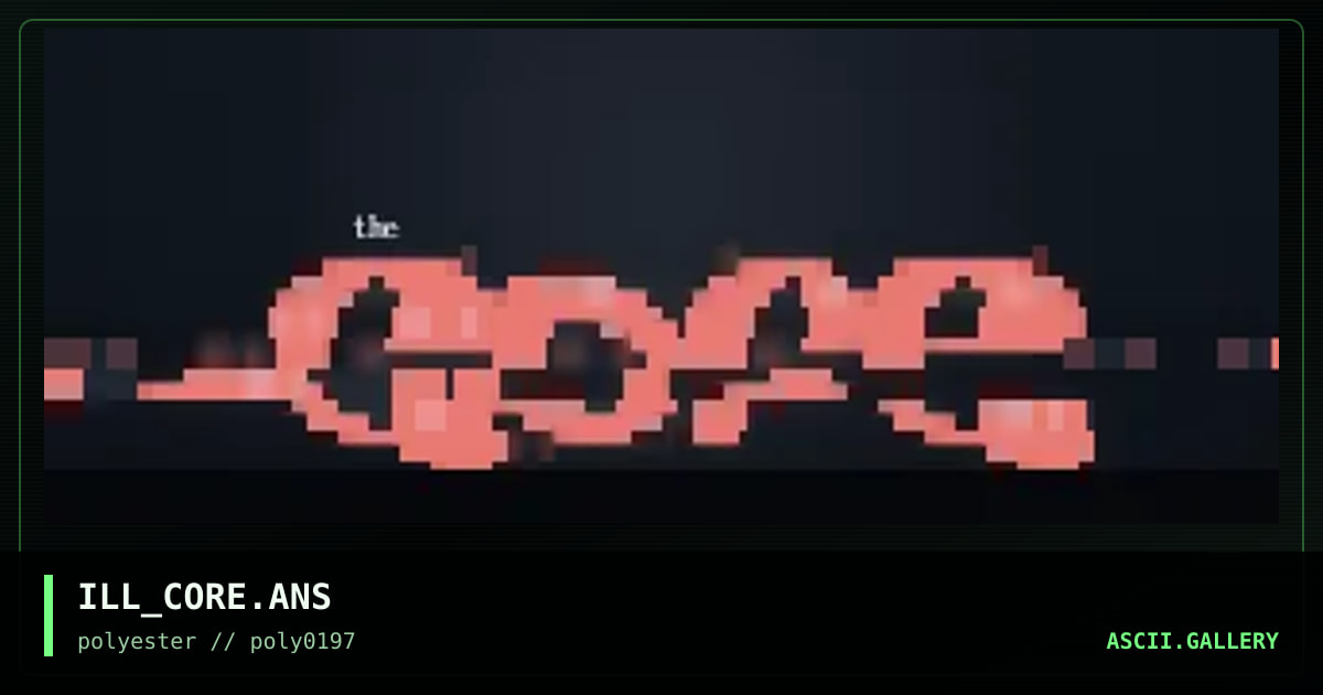 Core logo, by illogic, 1997