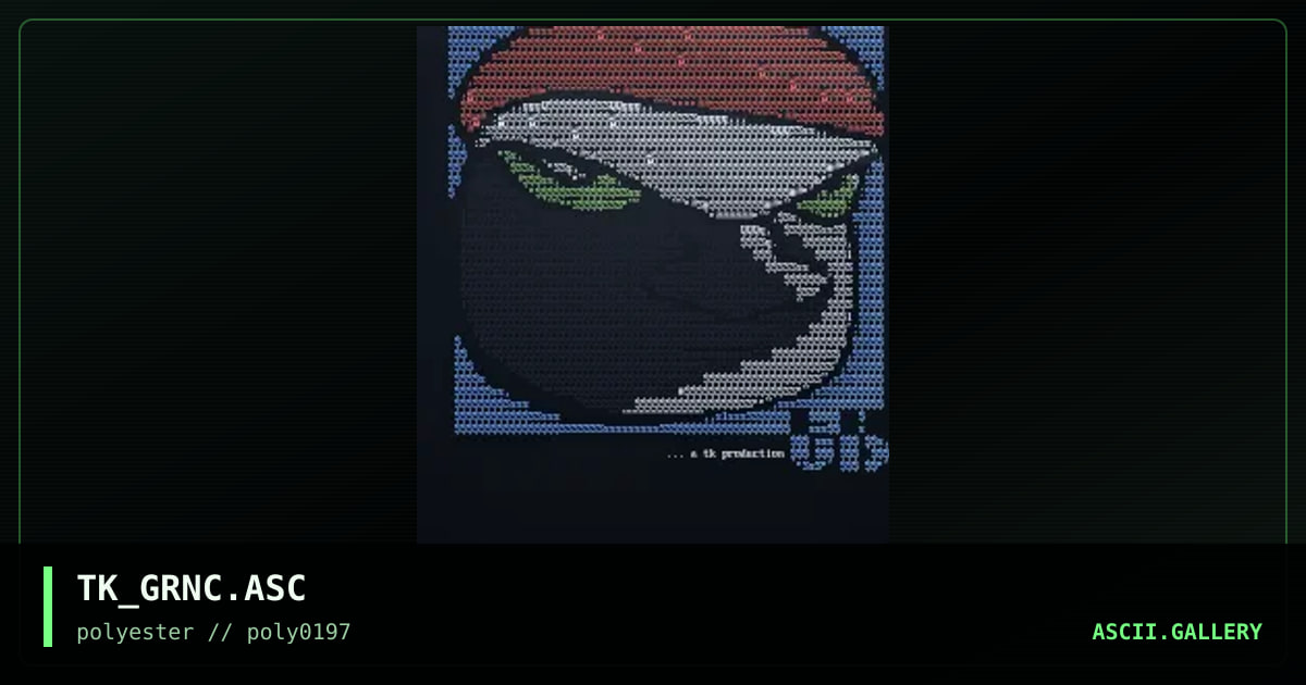 Grinch pic, by tek, 1997