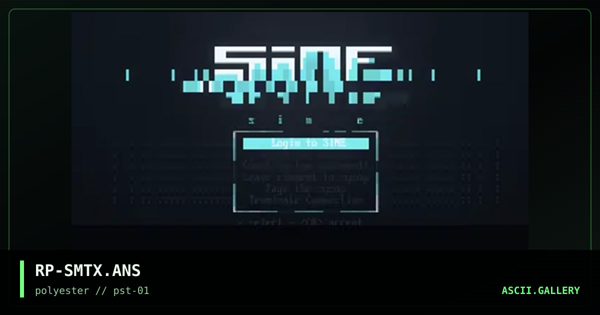 sine login matrix, by rippa, 1997