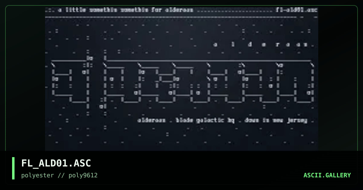FL_ALD01.ASC, by flair, 1996