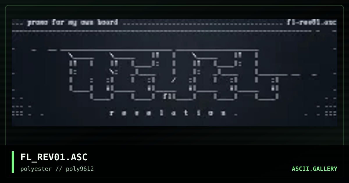 FL_REV01.ASC, by flair, 1996
