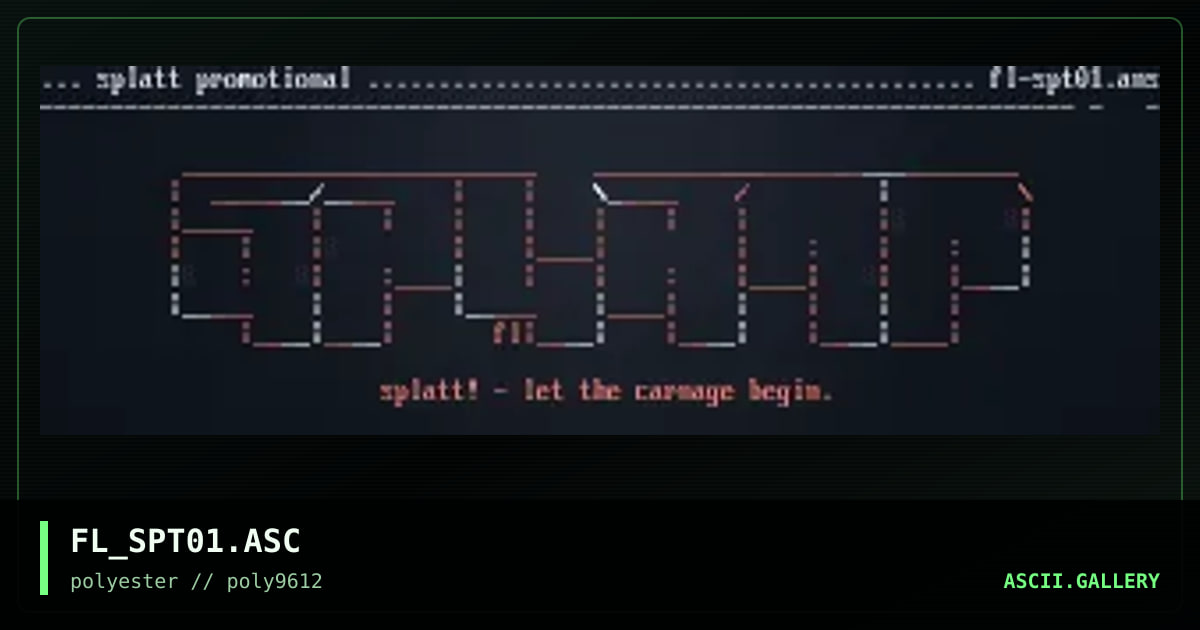 FL_SPT01.ASC, by flair, 1996