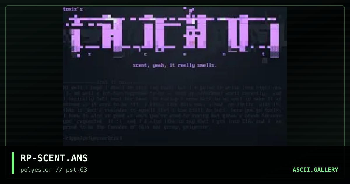 scent bbs, by rippa, 1998