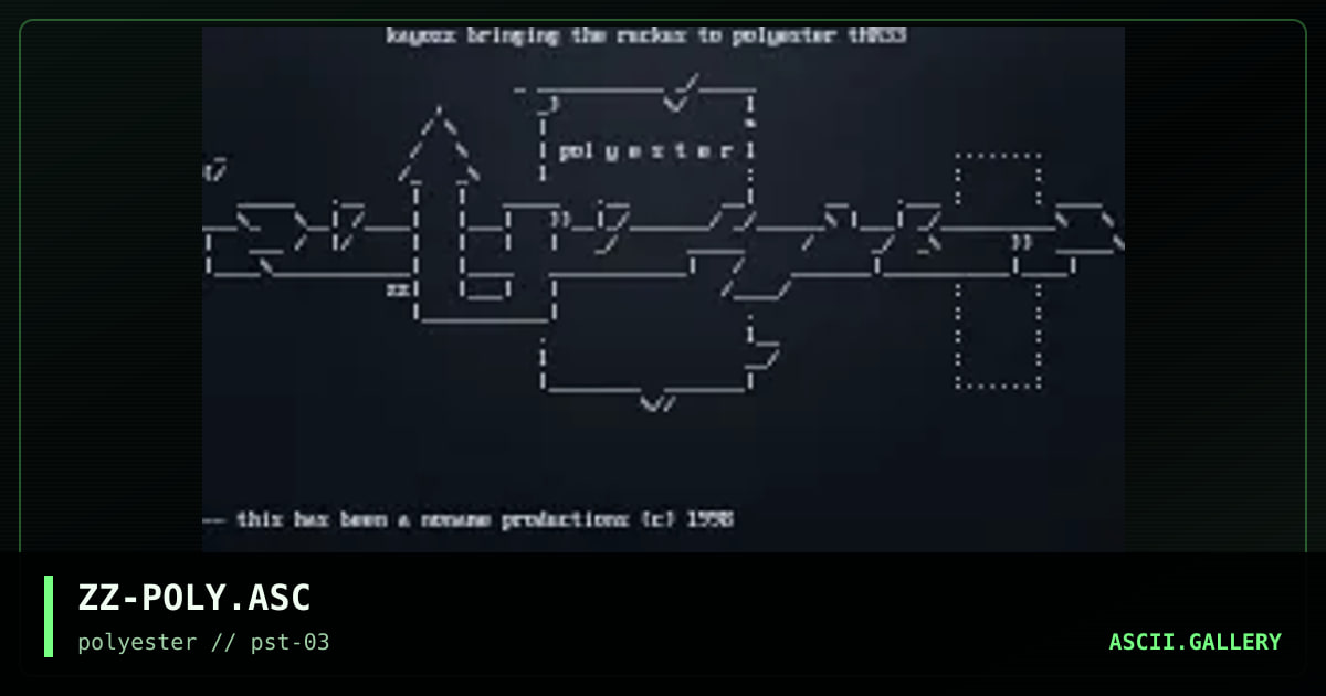 polyester, by kayozz, 1998